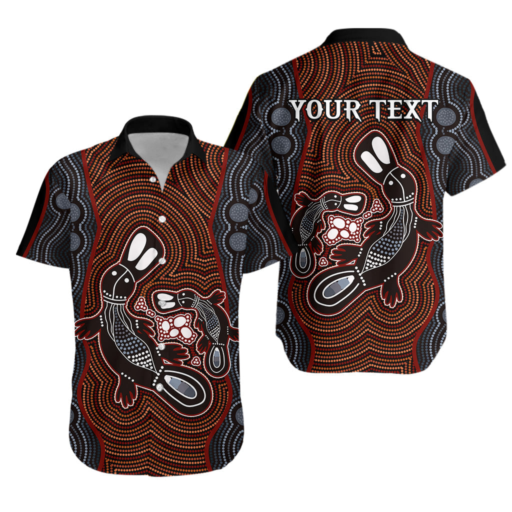 (Custom Personalised) Aboriginal Dot Hawaiian Shirt Platypus Victory - Vibe Hoodie Shop