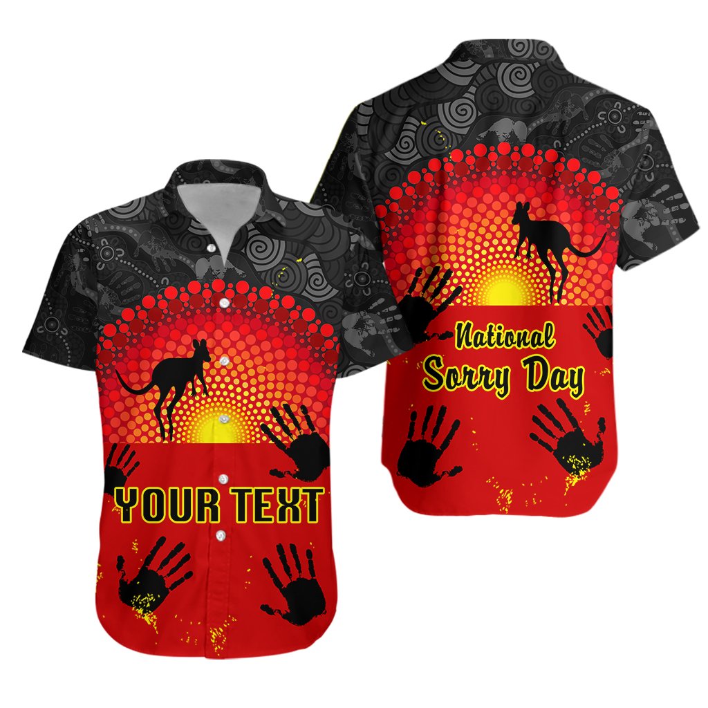 (Custom Personalised) National Sorry Day Hawaiian Shirt Version 02 - Australian Aboriginal - Vibe Hoodie Shop