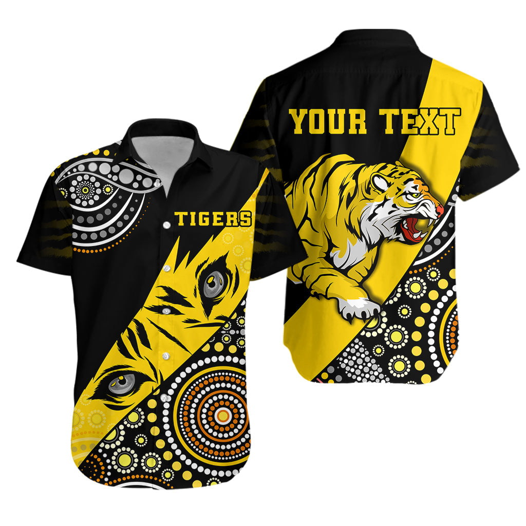 (Custom Personalised) Richmond Indigenous Hawaiian Shirt Tigers Football - Vibe Hoodie Shop