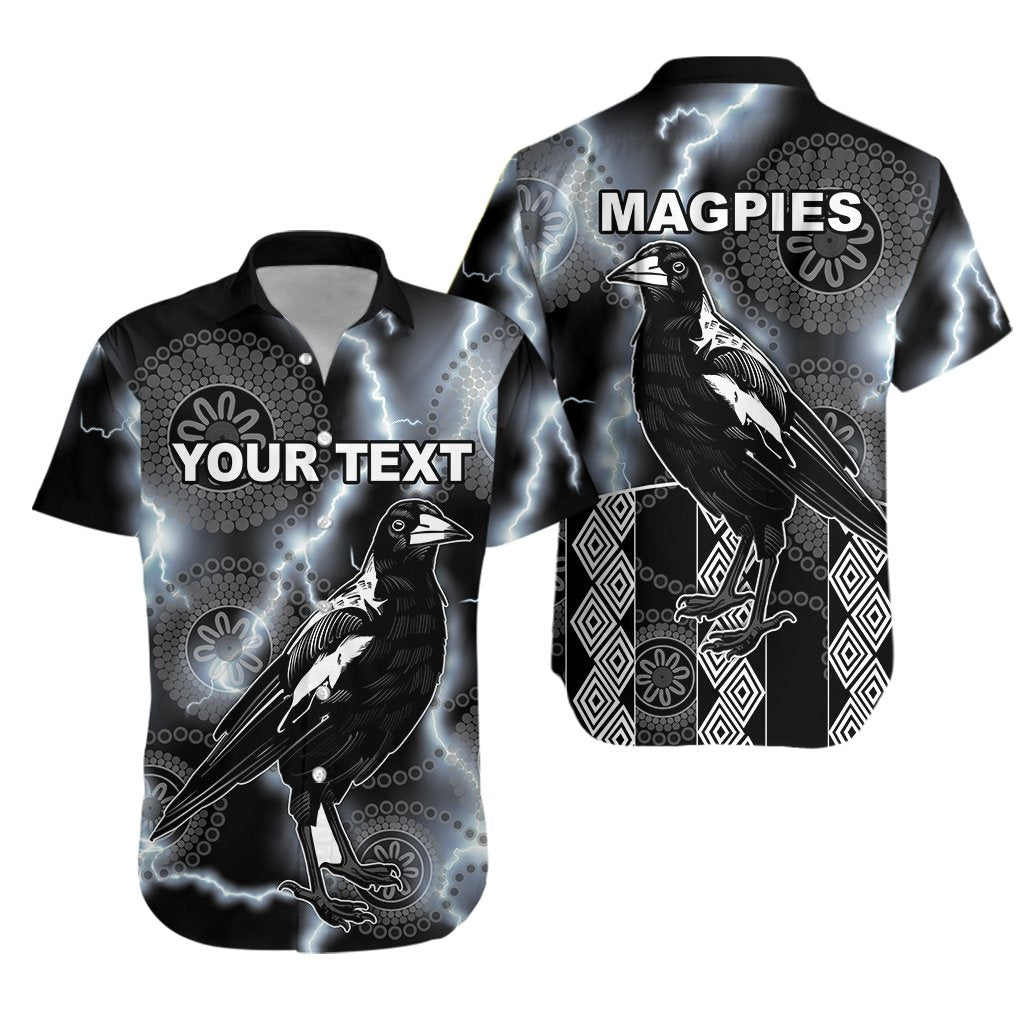 (Custom Personalised) Magpies Flash Newest Hawaiian Shirt Collingwood Style - Vibe Hoodie Shop