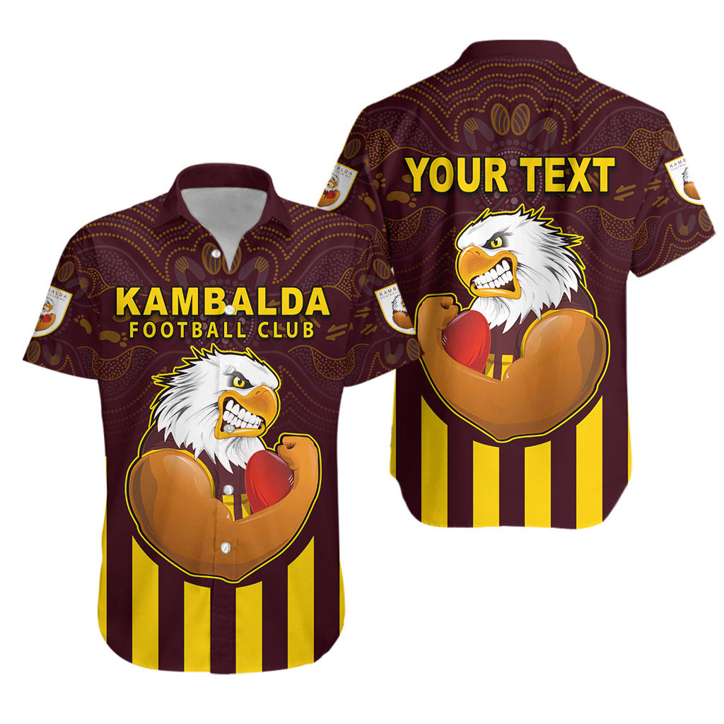 (Custom Personalised) Kambalda Football Club Hawaiian Shirt Goldfields Football Indigenous Eagles - Vibe Hoodie Shop