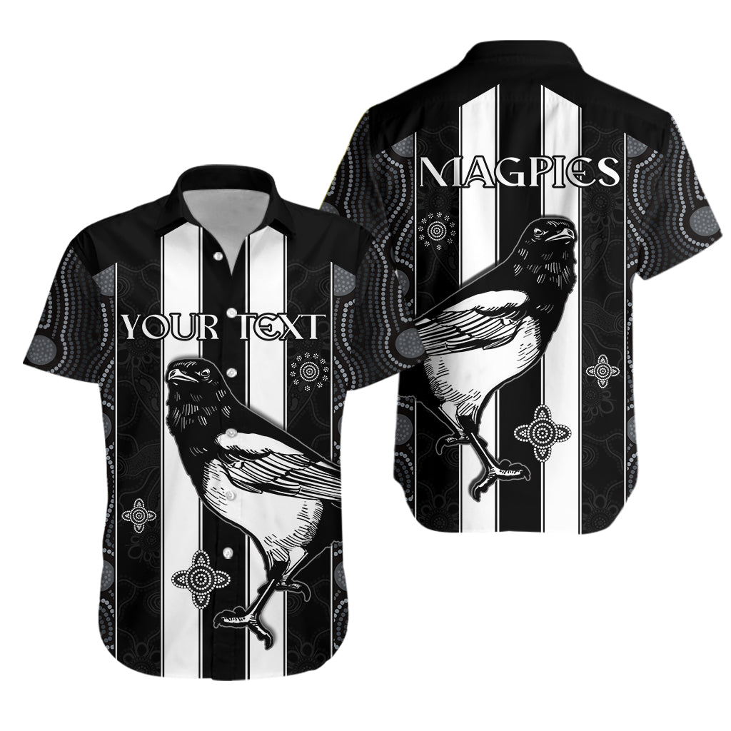 (Custom Personalised) Magpies Indigenous Hawaiian Shirt We are the Champions - Vibe Hoodie Shop