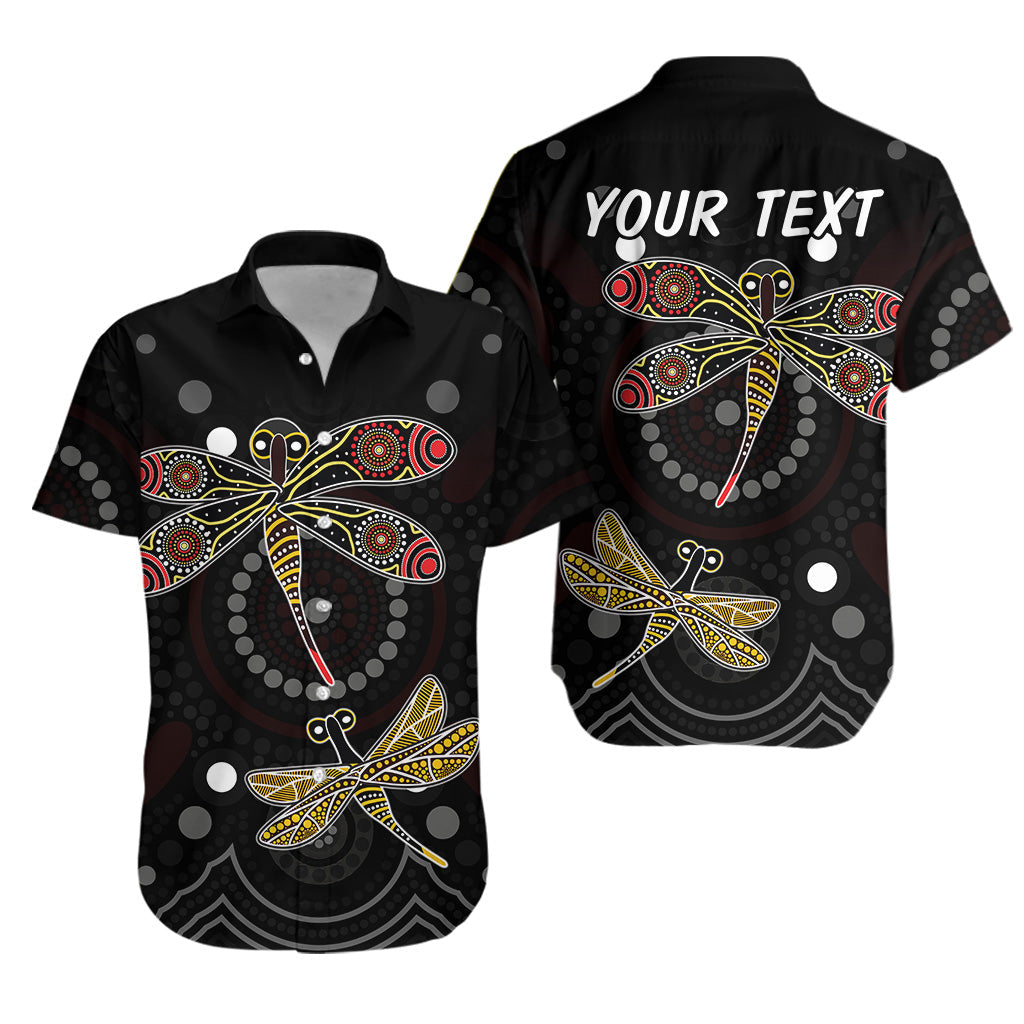 (Custom Personalised) Aboriginal Dot Hawaiian Shirt Butterfly Victory - Vibe Hoodie Shop