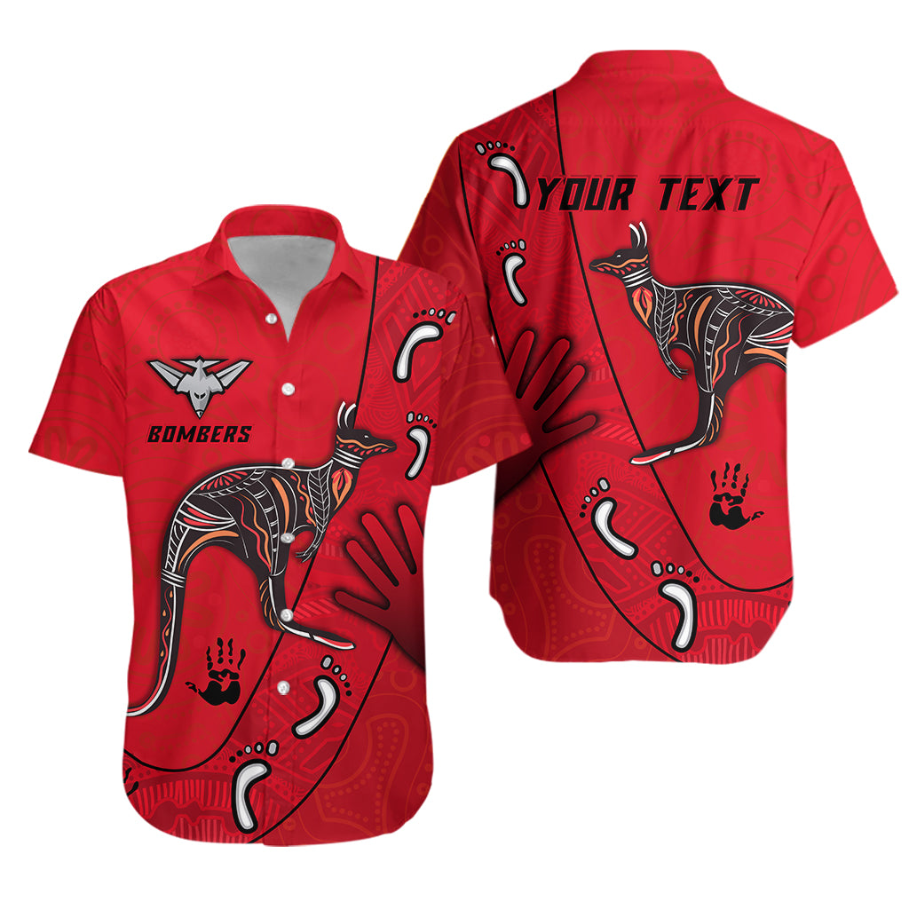 (Custom Personalised) Bombers Indigenous Hawaiian Shirt Essendon for Life - Vibe Hoodie Shop