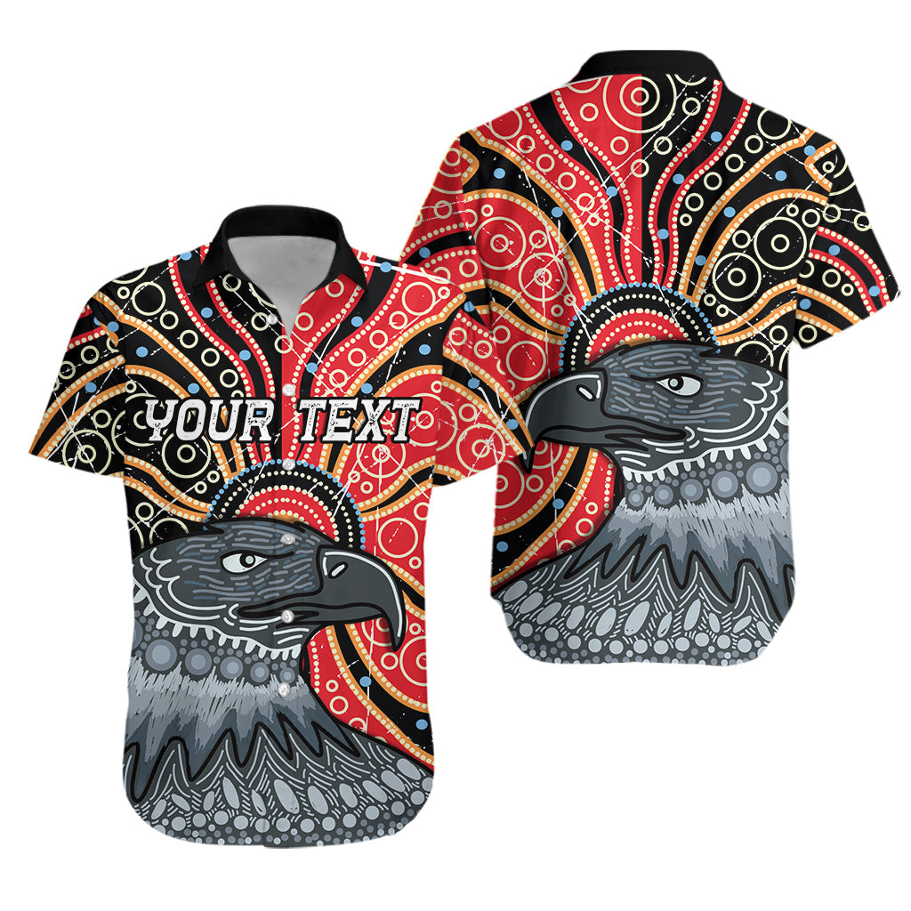 (Custom Personalised) Aboriginal Dot Hawaiian Shirt Eagles Victory - Vibe Hoodie Shop