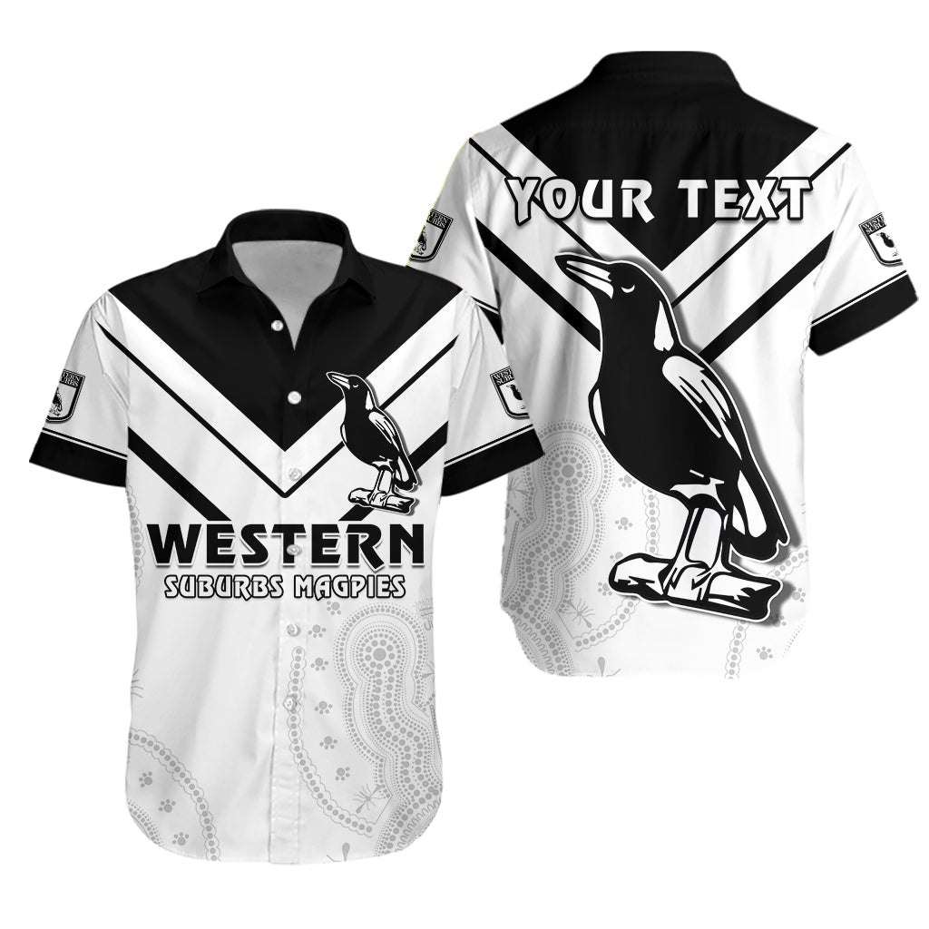 (Custom Personalised) The Magpies Indigenous Hawaiian Shirt 1908 Western Suburbs - Vibe Hoodie Shop