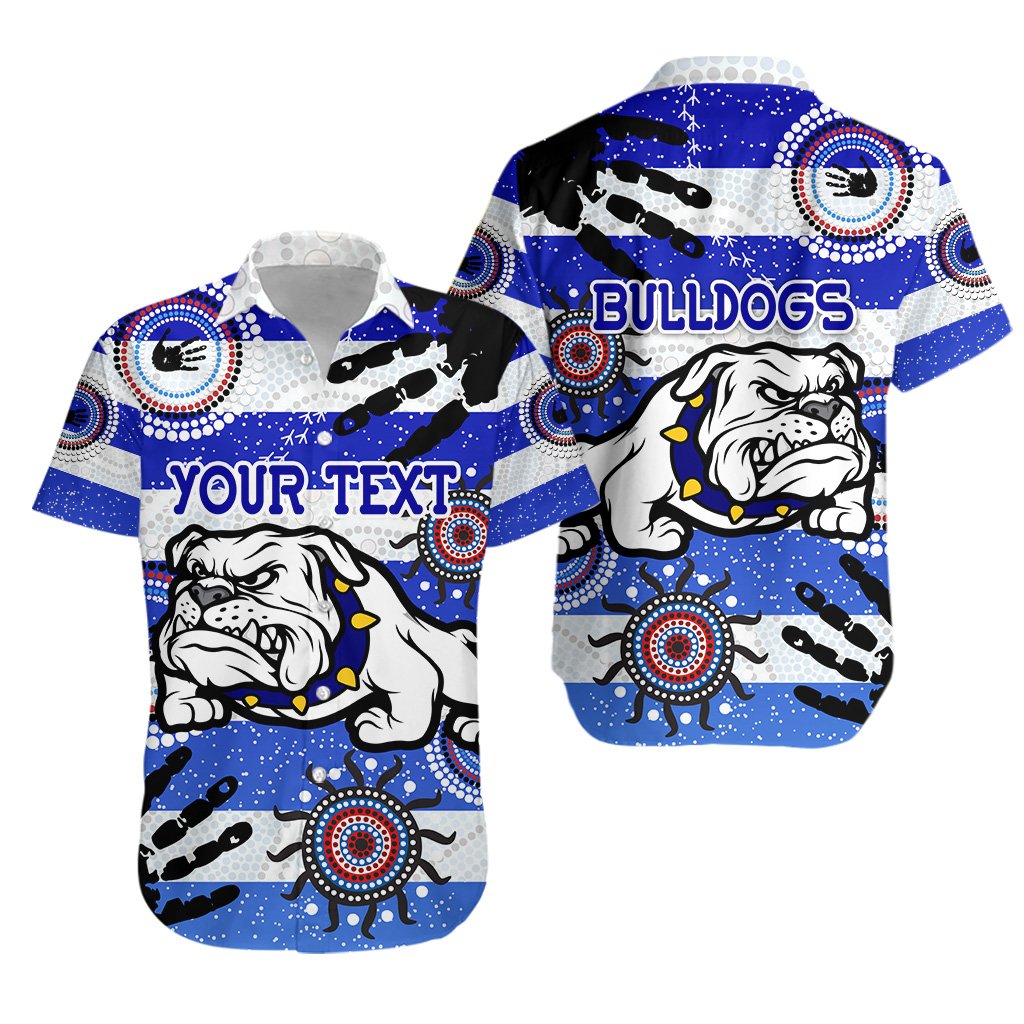 (Custom Personalised) Bulldogs Hawaiian Shirt Indigenous Country Style No.1 - Vibe Hoodie Shop