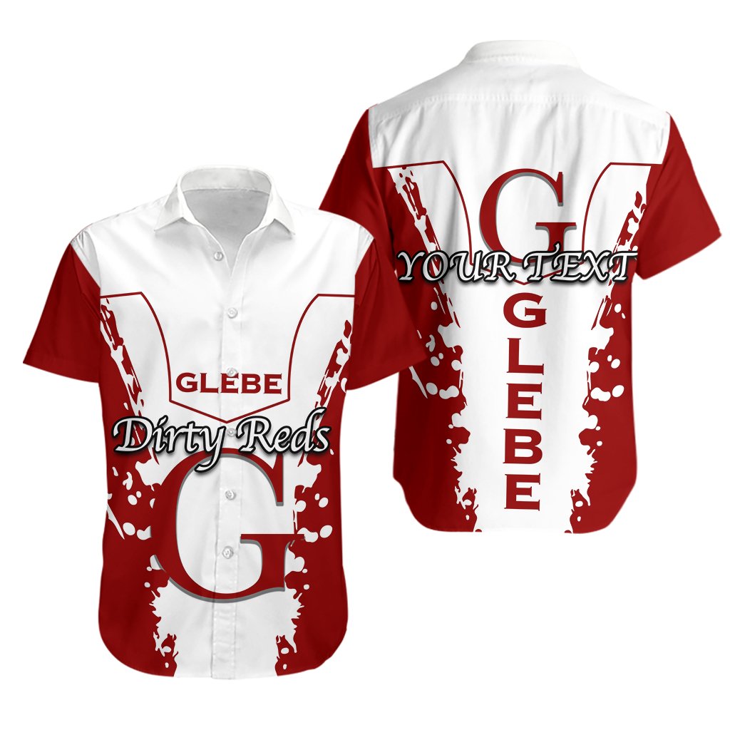 (Custom Personalised) Glebe District Rugby Hawaiian Shirt - Vibe Hoodie Shop