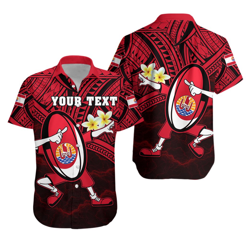 (Custom Personalised) Tahiti Rugby Hawaiian Shirt Hoodie Dab Trend Creative - Vibe Hoodie Shop