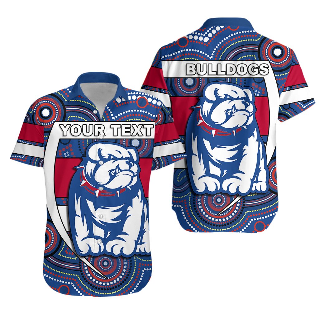 (Custom Personalised) Western Football Bulldogs Hawaiian Shirt Redamancy Indigenous Australian - Vibe Hoodie Shop