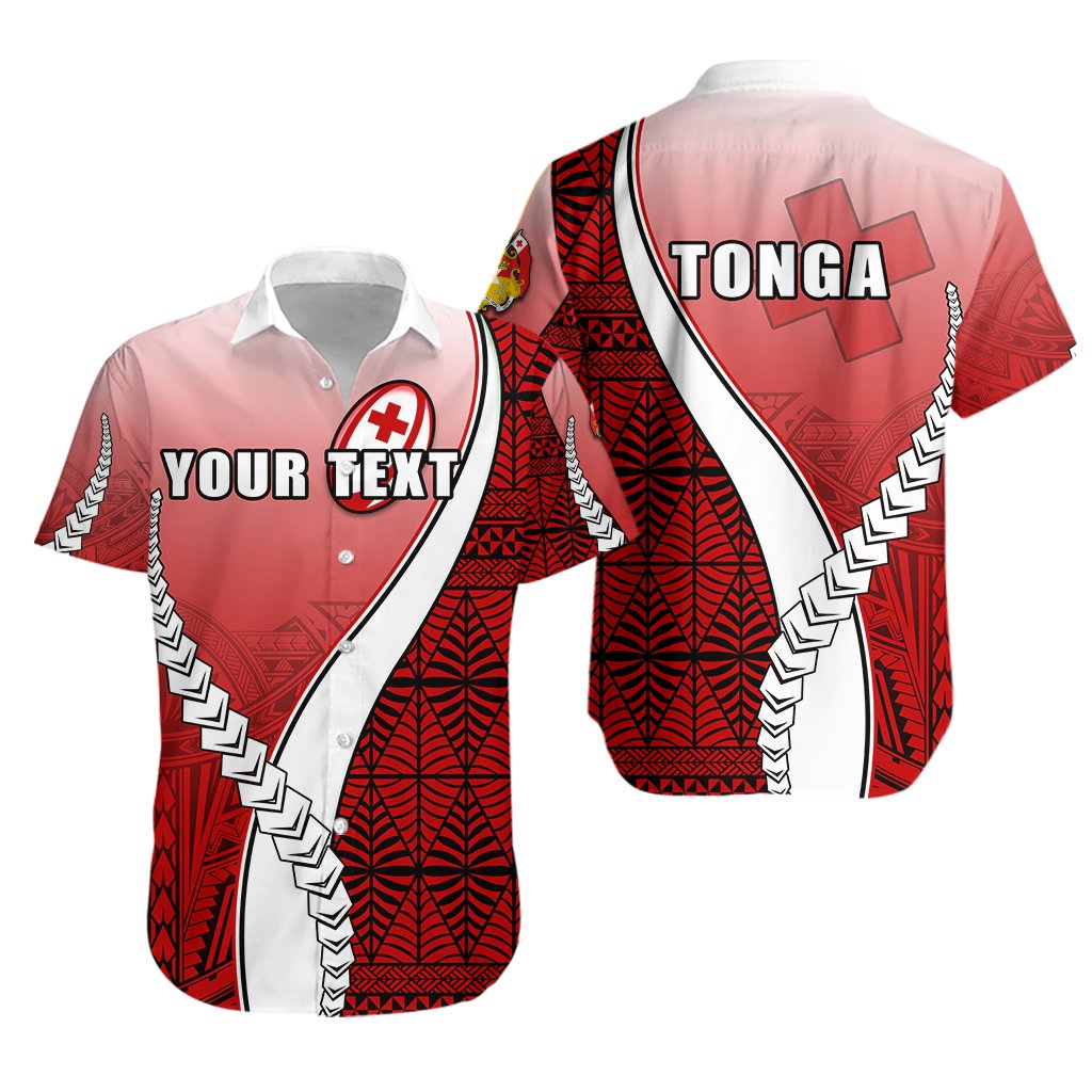 (Custom Personalised) Tonga Rugby Hawaiian Shirt Confident Polynesian - Vibe Hoodie Shop