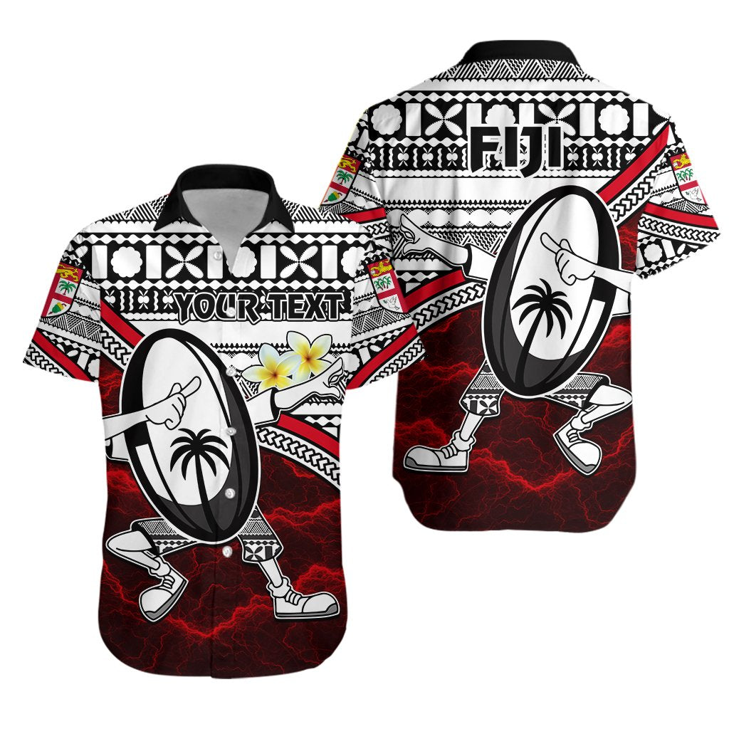 (Custom Personalised) Fiji Rugby Hawaiian Shirt Tapa Cloth Dab Trend Creative Red - Vibe Hoodie Shop