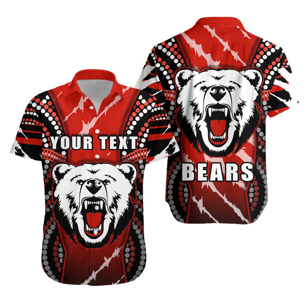 (Custom Personalised) Indigenous Bears Hawaiian Shirt North Sydney Bring Back - Vibe Hoodie Shop