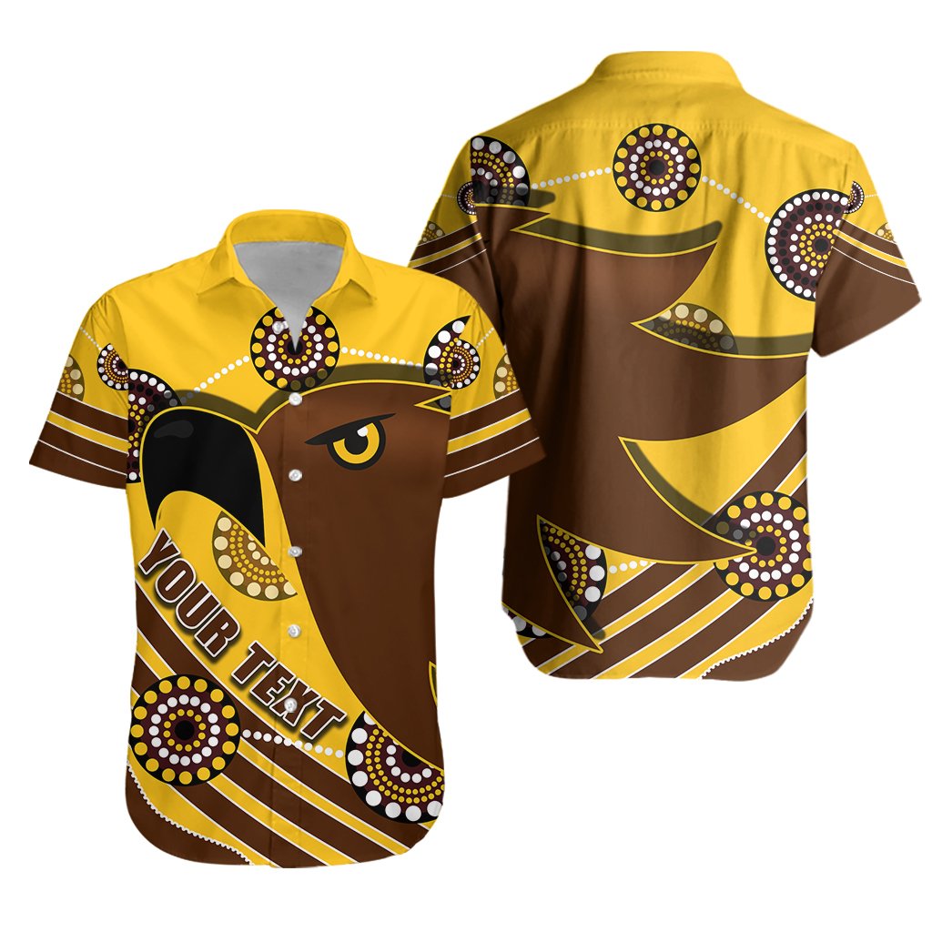 (Custom Personalised) Pride Hawks Hawaiian Shirt Hawthorn Indigenous - Vibe Hoodie Shop