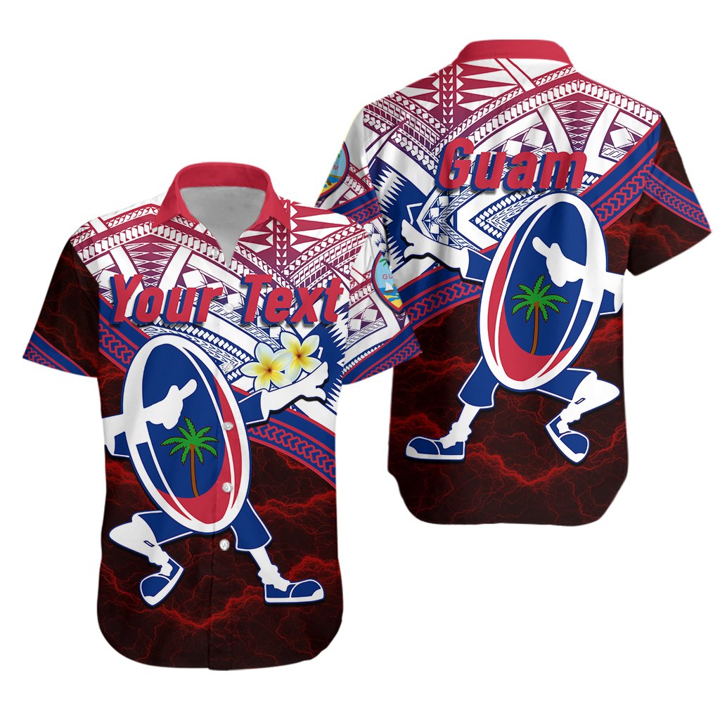 (Custom Personalised) Guam Rugby Hawaiian Shirt Dab Trend Creative - Vibe Hoodie Shop