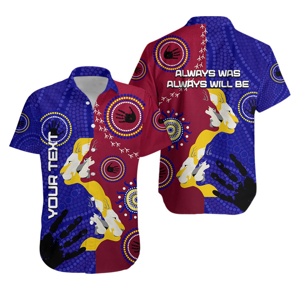 (Custom Personalised) NAIDOC Brisbane Lions Hawaiian Shirt Indigenous Style - Vibe Hoodie Shop