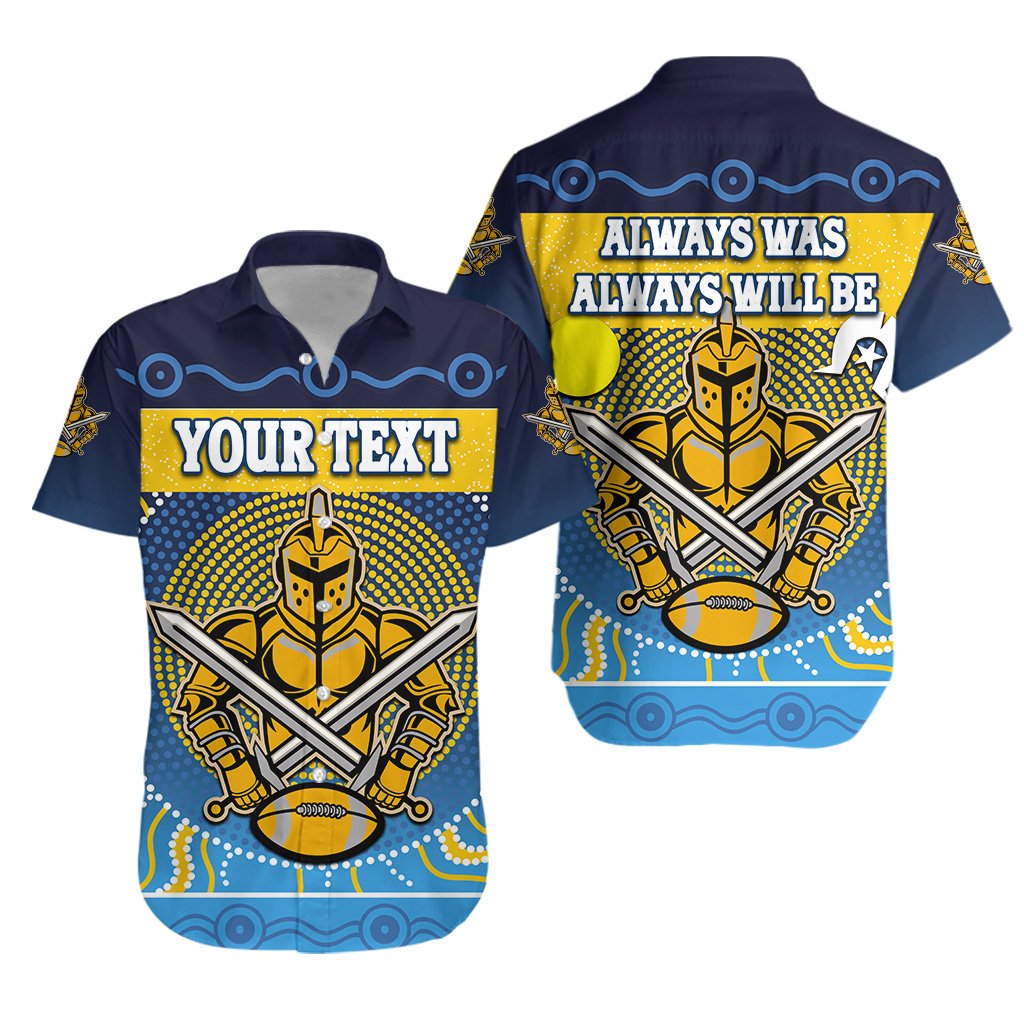 (Custom Personalised) NAIDOC Titans Hawaiian Shirt Gold Coast Indigenous - Vibe Hoodie Shop