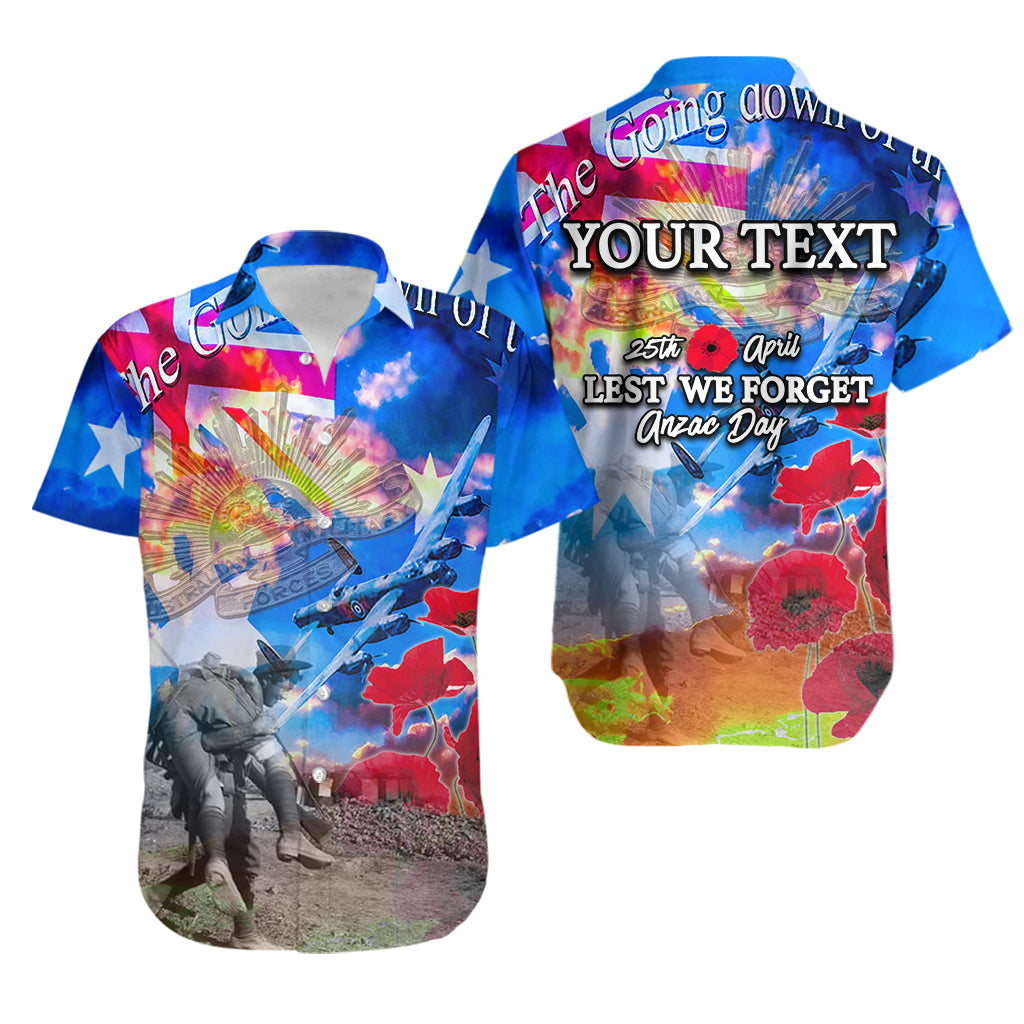 (Custom Personalised) ANZAC Australia Hawaiian Shirt Legend - Vibe Hoodie Shop