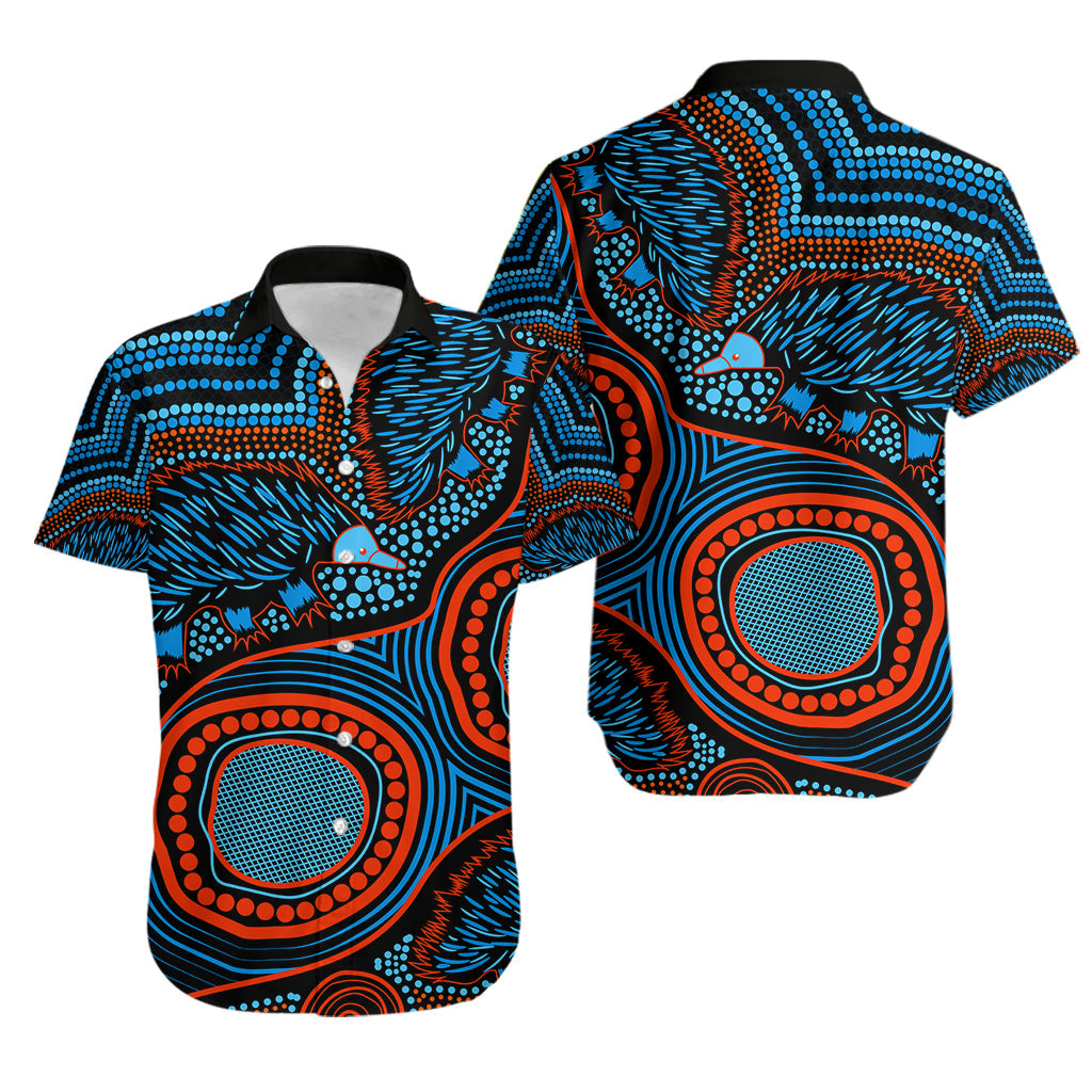 Echidna Aboriginal Hawaiian shirt Style No.3 - Vibe Hoodie Shop