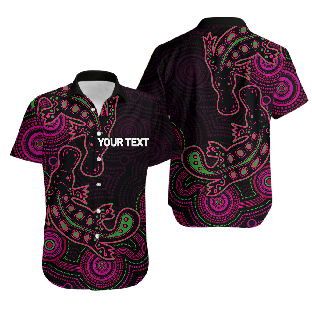 (Custom Personalised) Aboriginal Platypus Hawaiian Shirt Dot Patterns Style No.5 - Vibe Hoodie Shop