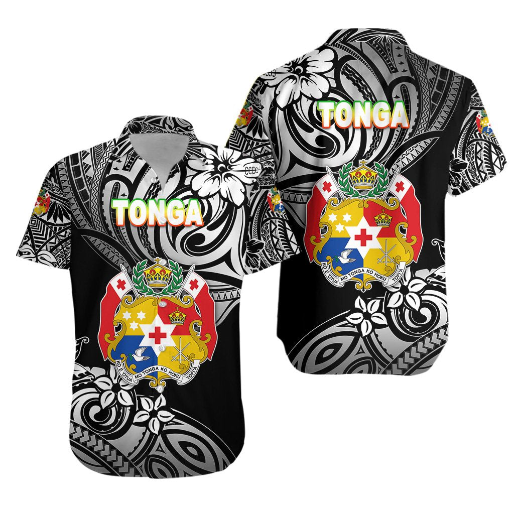 Mate Ma'a Tonga Rugby Hawaiian Shirt Polynesian Unique Vibes - Black - Vibe Hoodie Shop