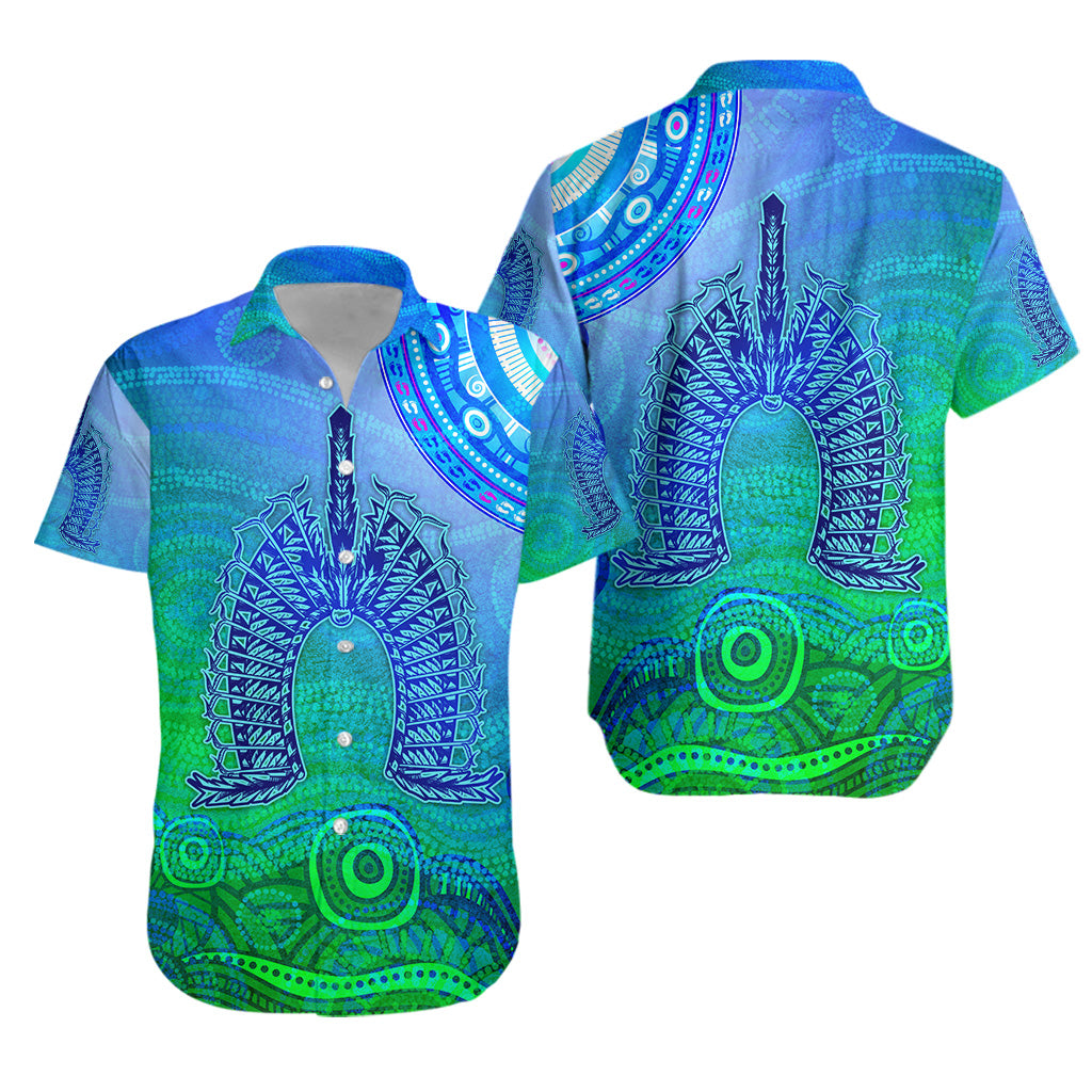 Aboriginal Torres Strait Islands Hawaiian Shirt Wave Vibes - Vibe Hoodie Shop