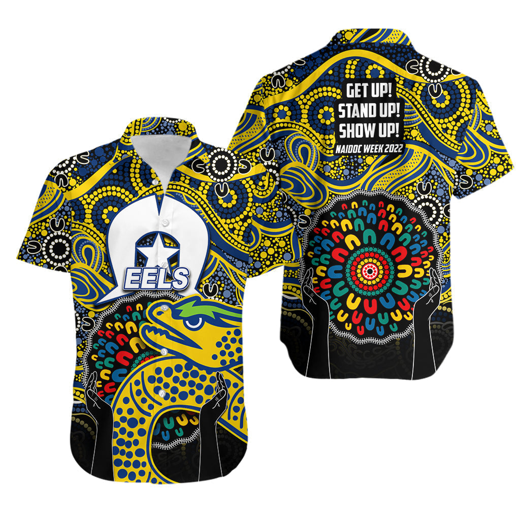 Eels Rugby Hawaiian Shirt NAIDOC Week 2021 No.1 - Vibe Hoodie Shop
