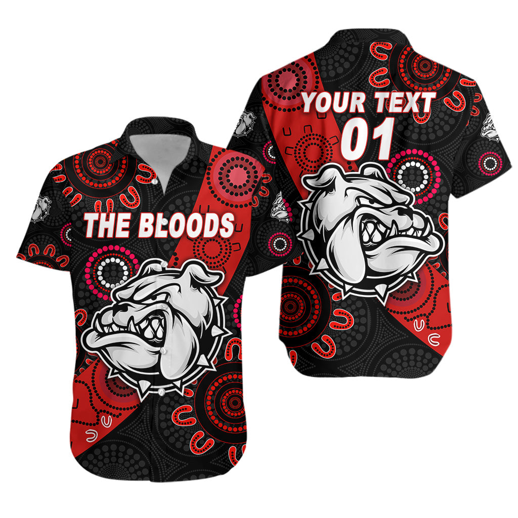 (Custom Personalised) West Football Club Alice Springs Hawaiian Shirt The Bloods Indigenous Version, Custom Text And Number - Vibe Hoodie Shop