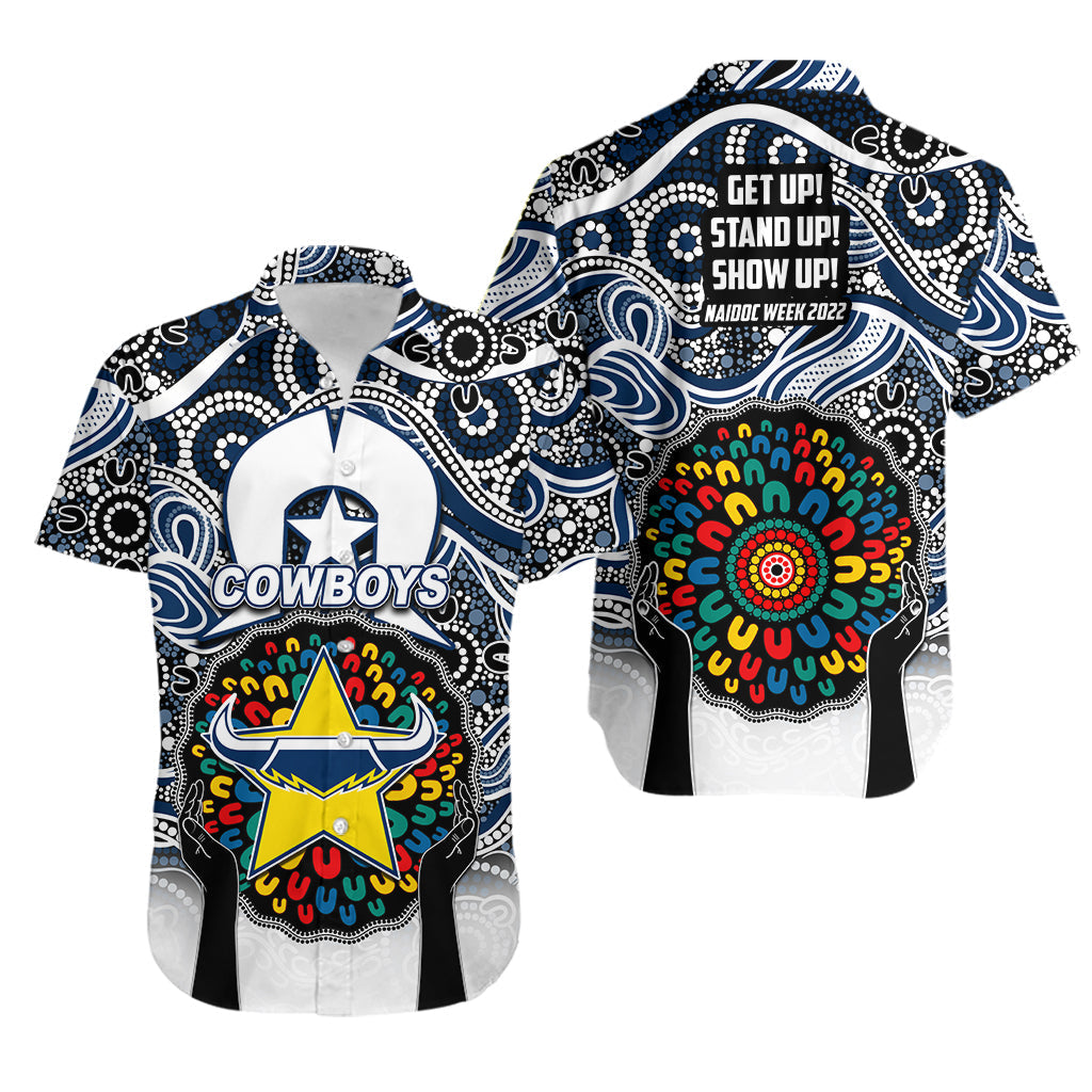 Cowboys Rugby Hawaiian Shirt NAIDOC Week 2021 No.1 - Vibe Hoodie Shop