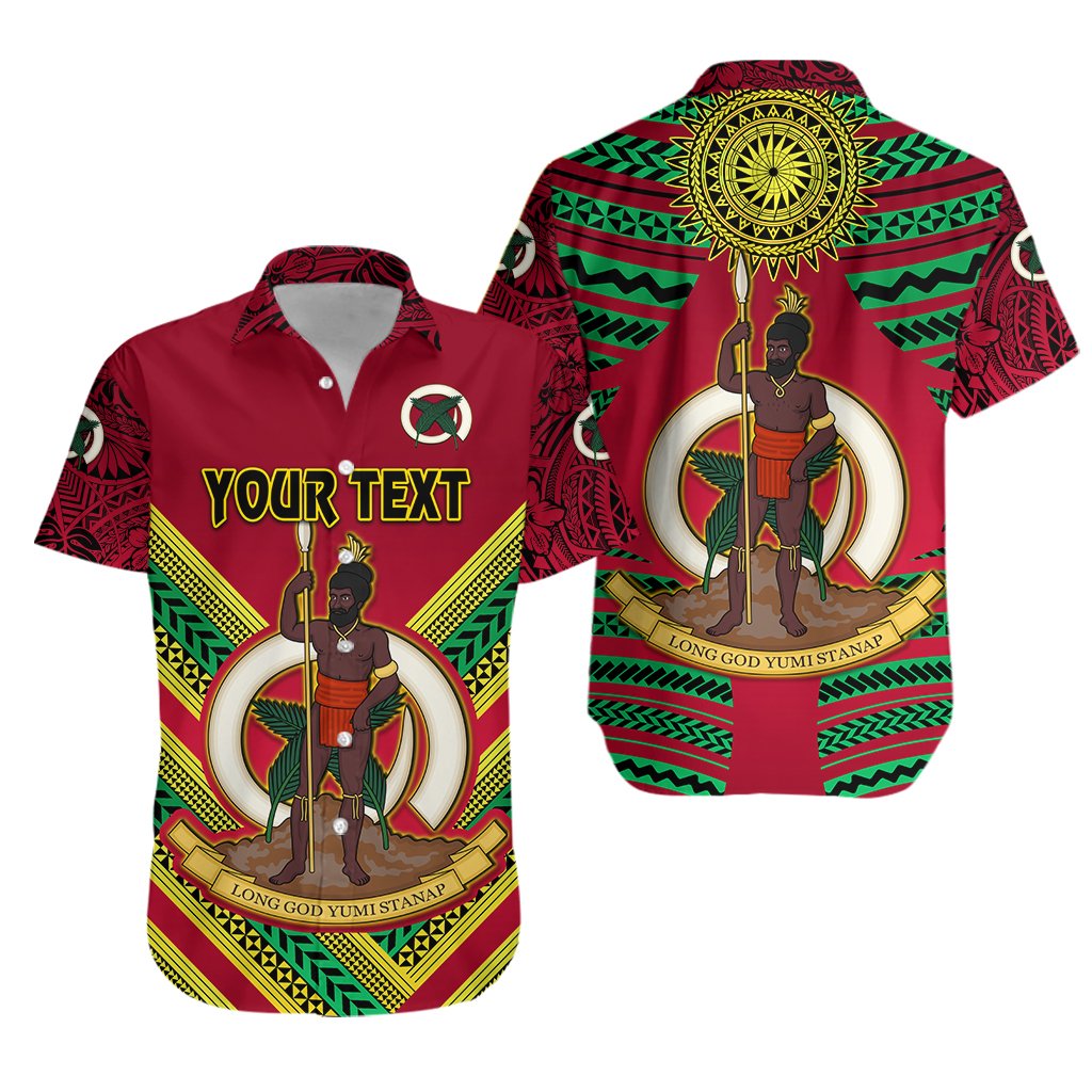 (Custom Personalised) Vanuatu Rugby Hawaiian Shirt Original Style - Vibe Hoodie Shop