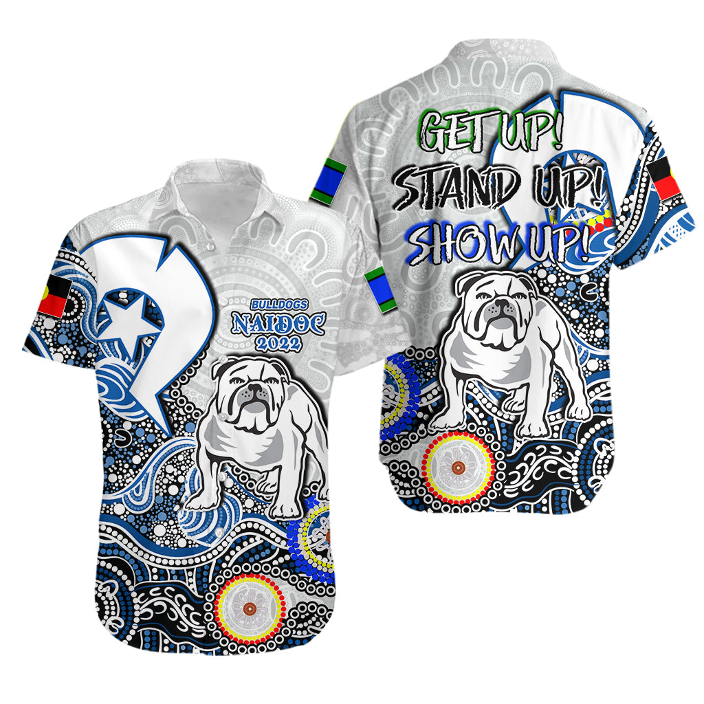 Canterbury Bulldogs Rugby Hawaiian Shirt NAIDOC 2022 Patterns - Vibe Hoodie Shop