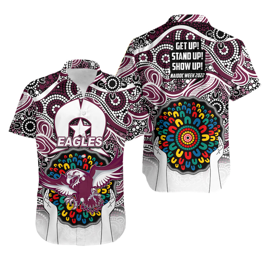 Sea Eagles Rugby Hawaiian Shirt NAIDOC Week 2022 - Vibe Hoodie Shop