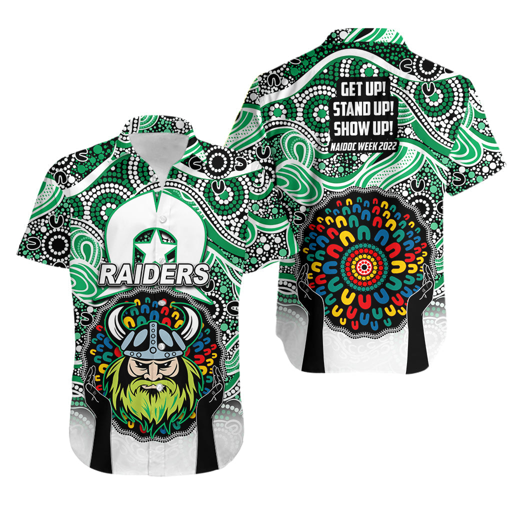 Raiders Rugby Hawaiian Shirt NAIDOC Week 2022 - Vibe Hoodie Shop