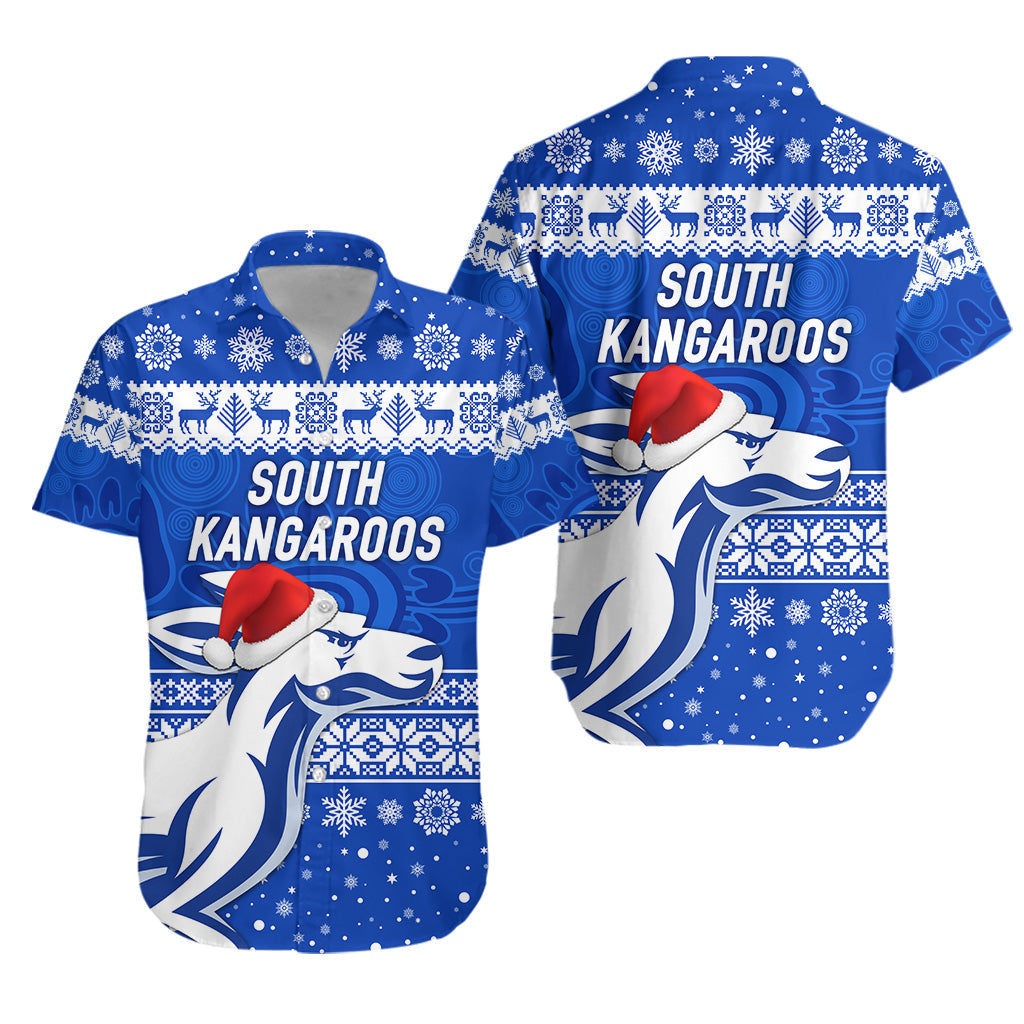 South Alice Football Club Hawaiian Shirt Christmas Kangaroos Simple Style - Vibe Hoodie Shop