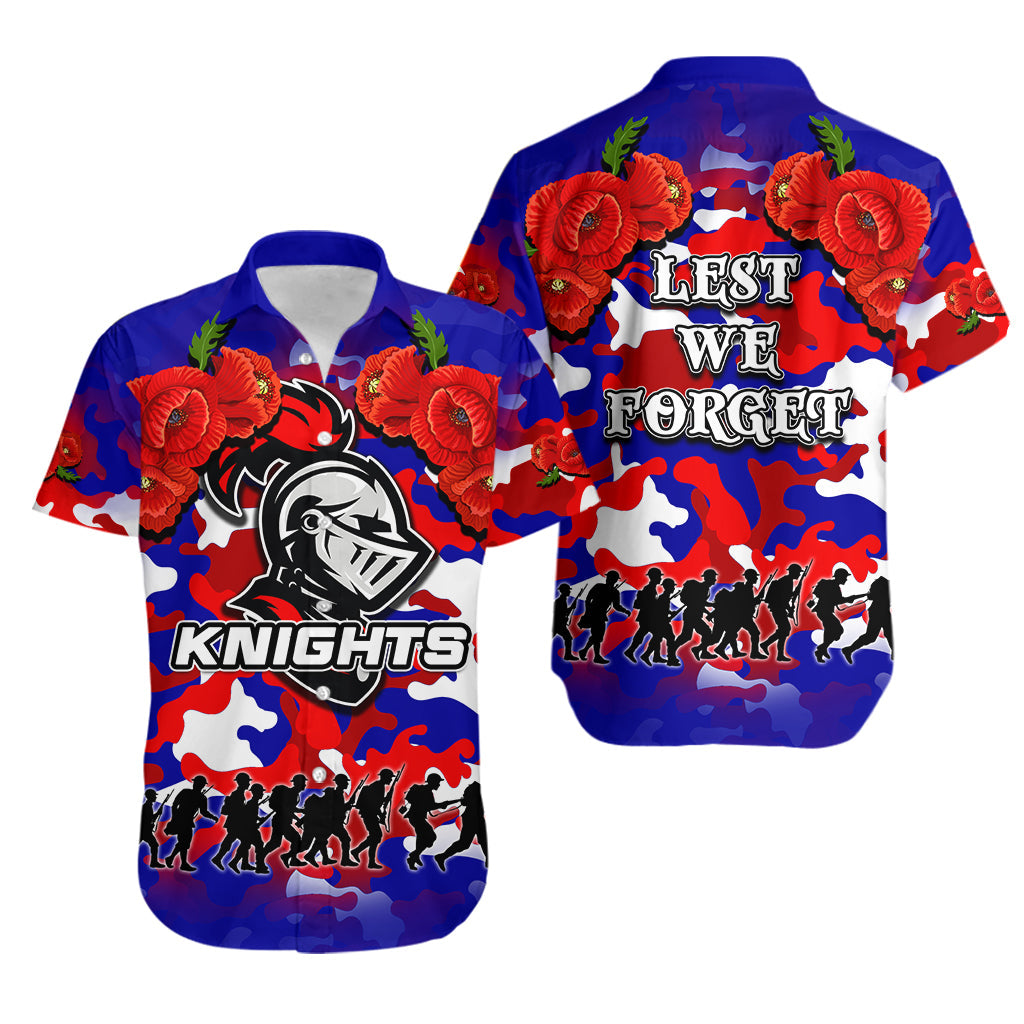 ANZAC Day Hawaiian Shirt Knights Army Style - Vibe Hoodie Shop