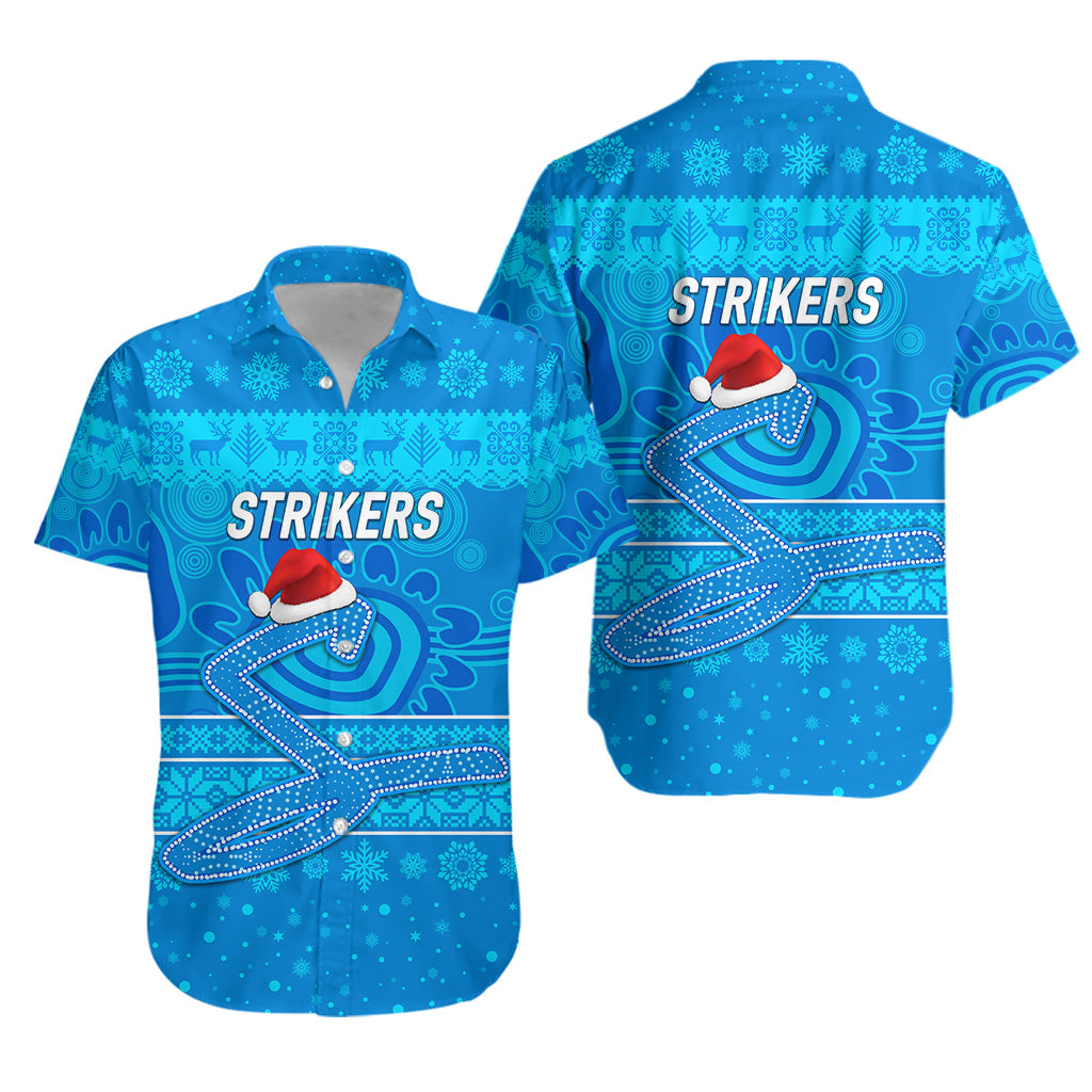 Adelaide Strikers Hawaiian Shirt Christmas Simple Style - Vibe Hoodie Shop