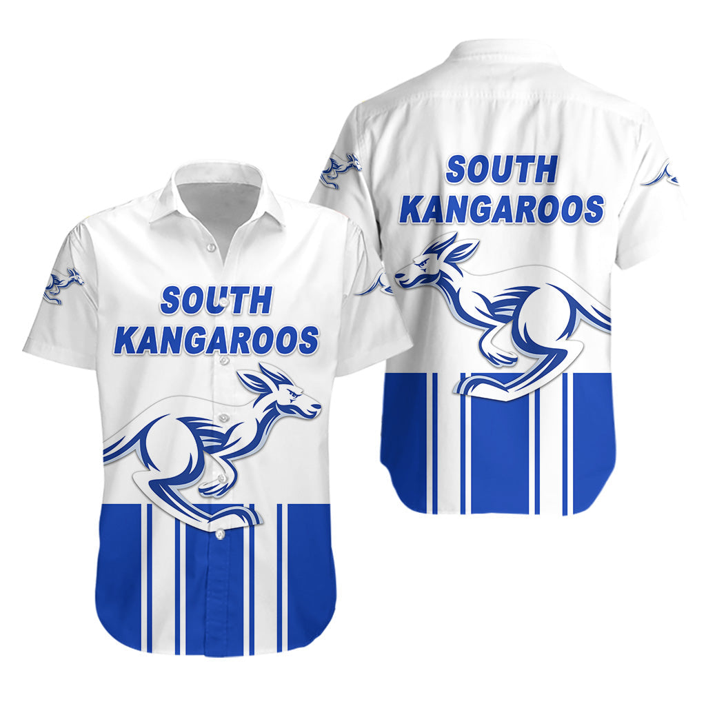 South Alice Football Club Hawaiian Shirt South Kangaroos Original - White - Vibe Hoodie Shop