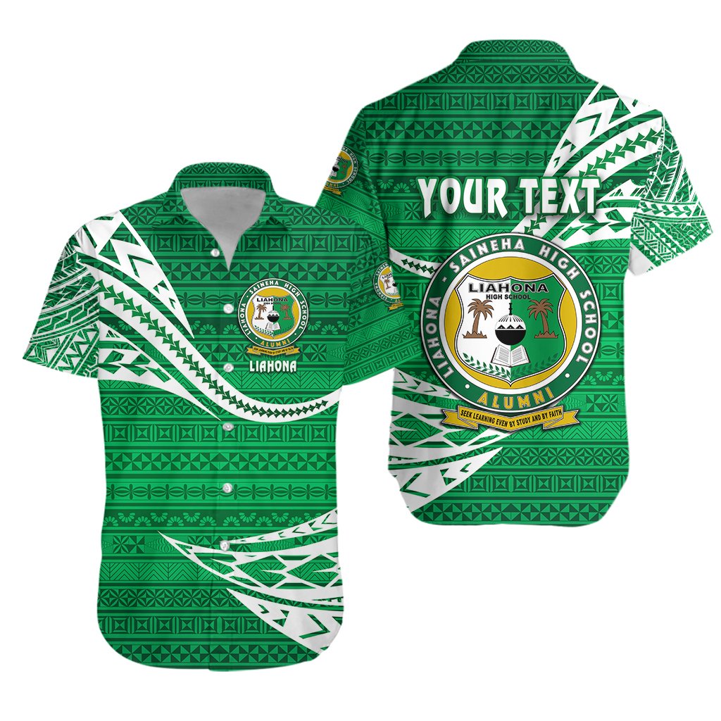 (Custom Personalised) Liahona Tonga High School Hawaiian Shirt Unique Version Green - Vibe Hoodie Shop