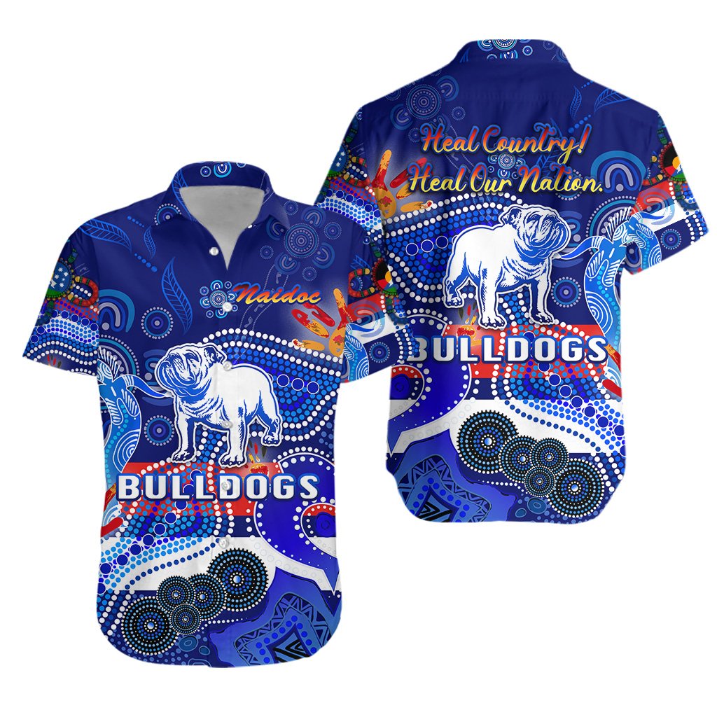 Western Hawaiian Shirt Bulldogs Indigenous NAIDOC Heal Country! Heal Our Nation - Vibe Hoodie Shop