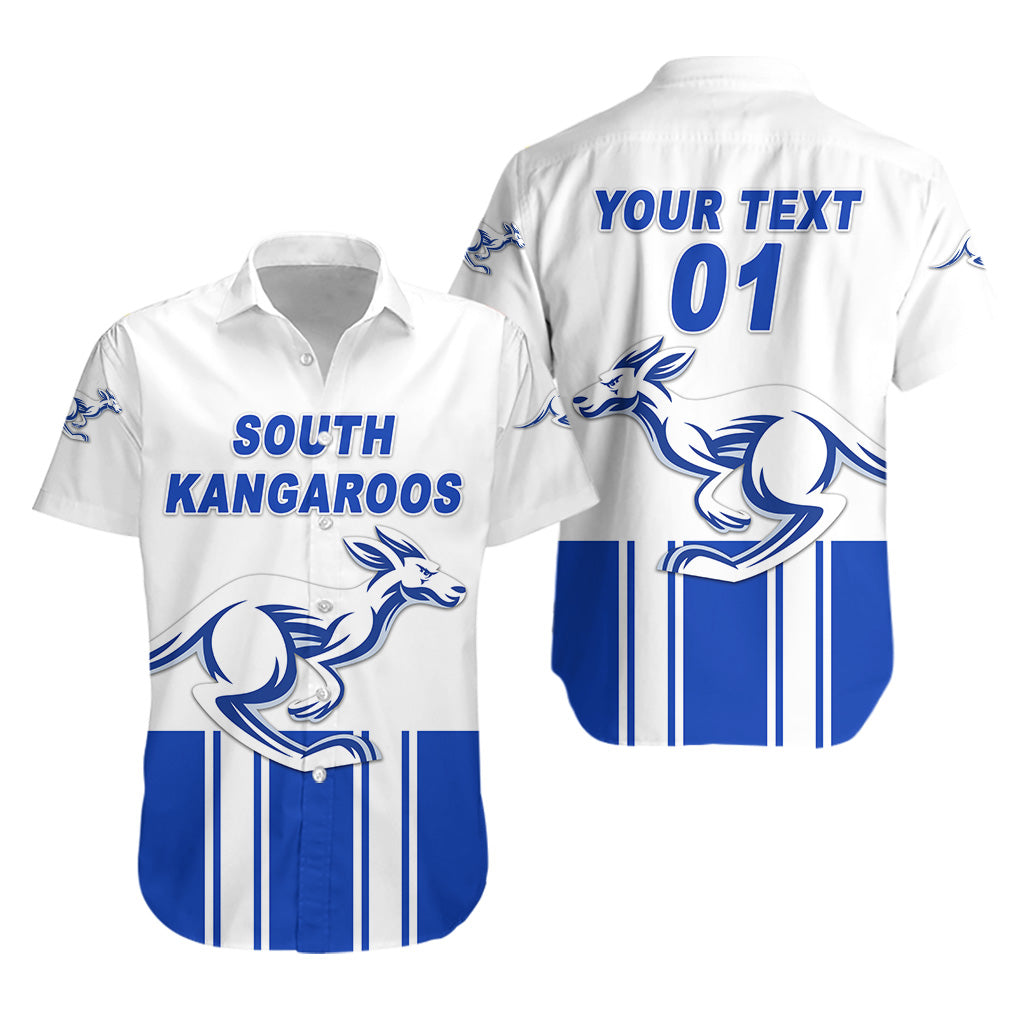 (Custom Personalised) South Alice Football Club Hawaiian Shirt South Kangaroos Original - White, Custom Text And Number - Vibe Hoodie Shop