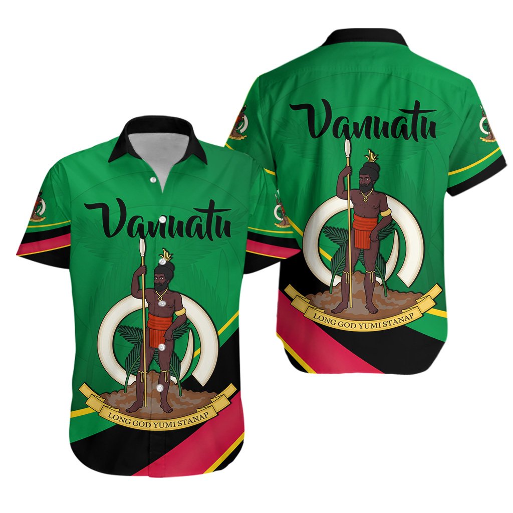 Vanuatu Rugby Hawaiian Shirt Simple Style - Vibe Hoodie Shop