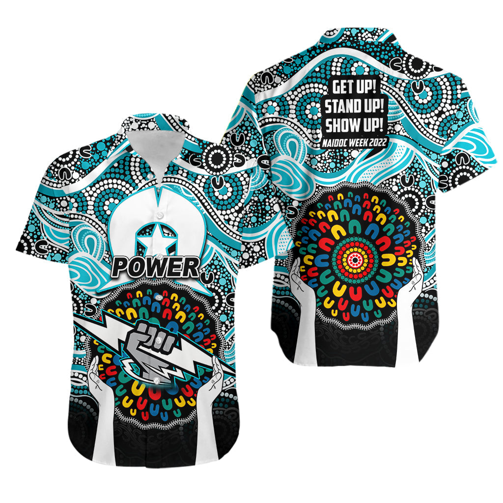 Power Australian Football Hawaiian Shirt NAIDOC Week 2022 - Vibe Hoodie Shop