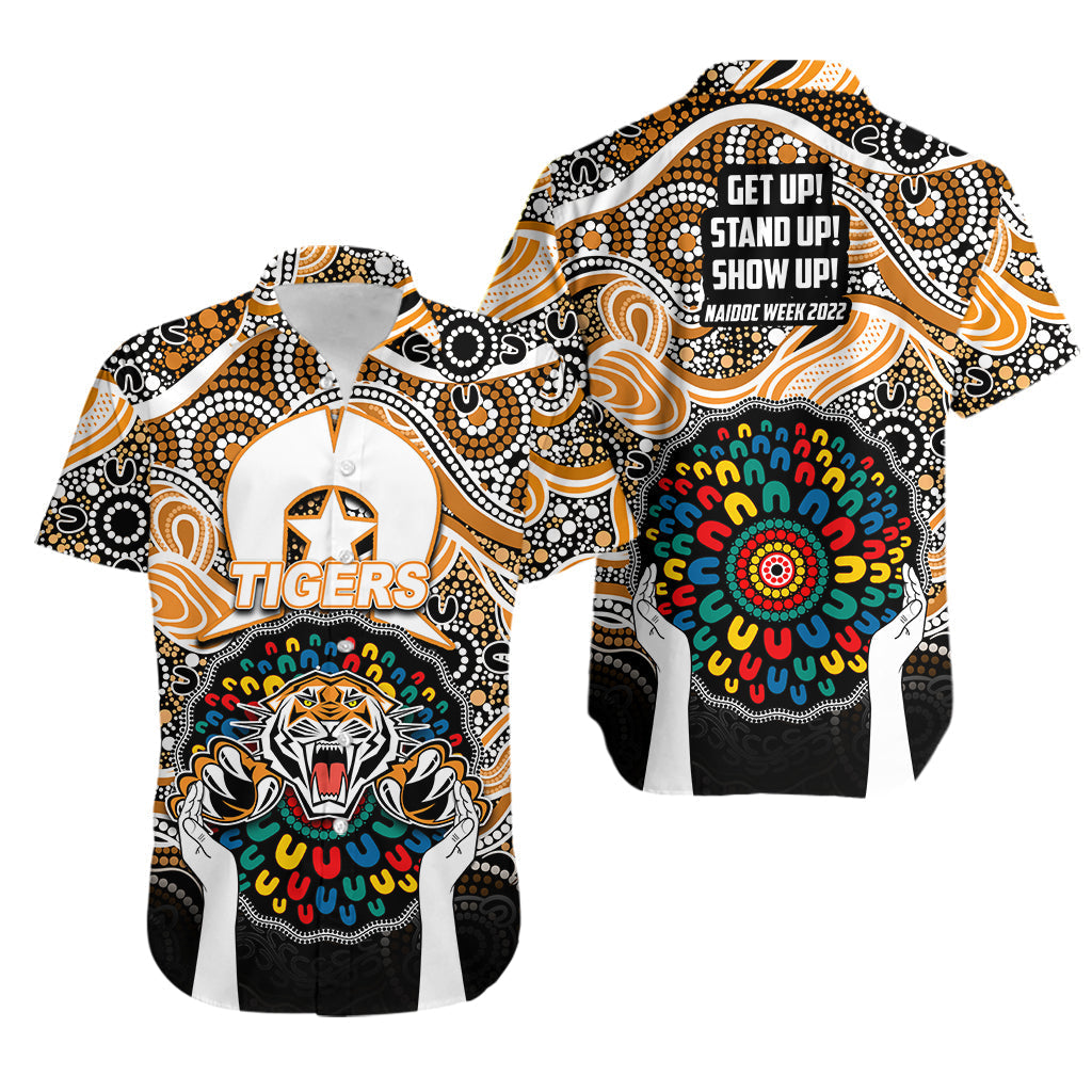 Tigers Rugby Hawaiian Shirt NAIDOC Week 2022 - Vibe Hoodie Shop
