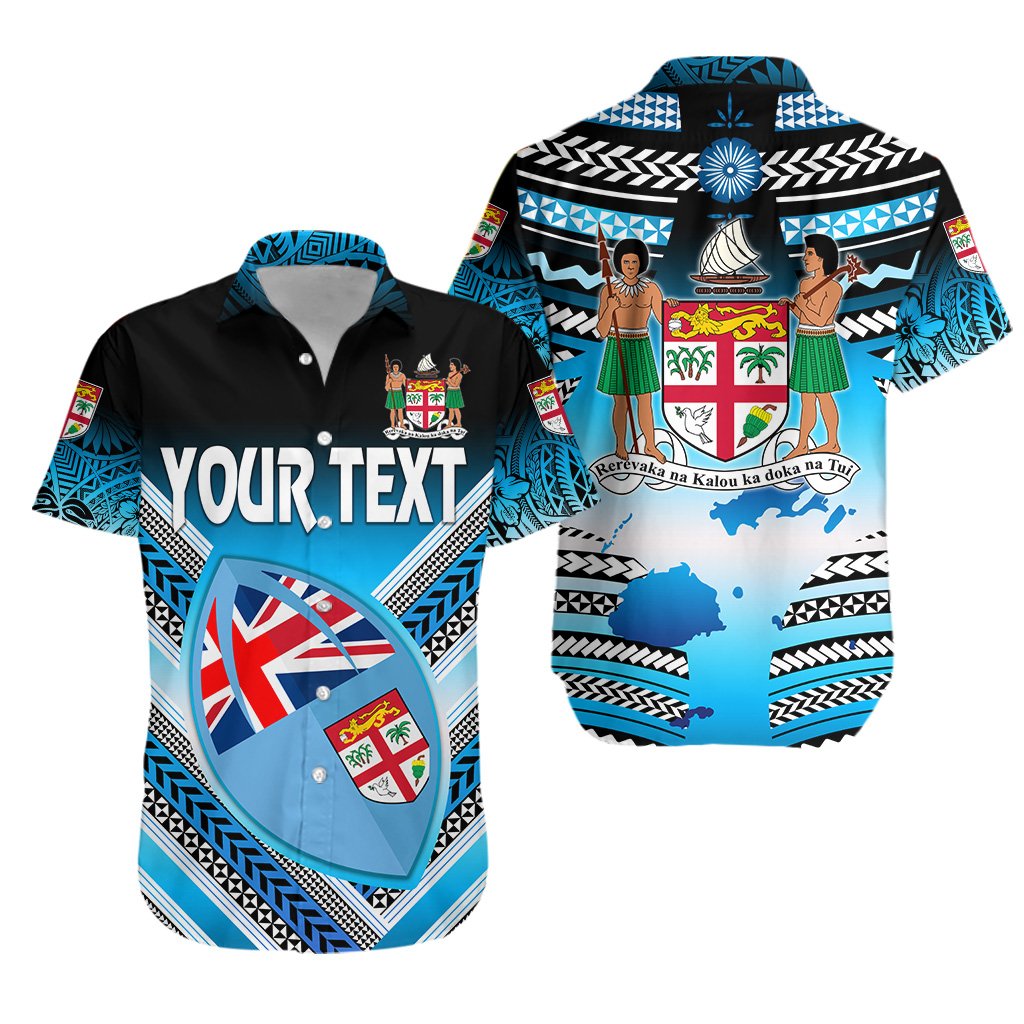 (Custom Personalised) Fiji Rugby Hawaiian Shirt Map Creative Style - Vibe Hoodie Shop