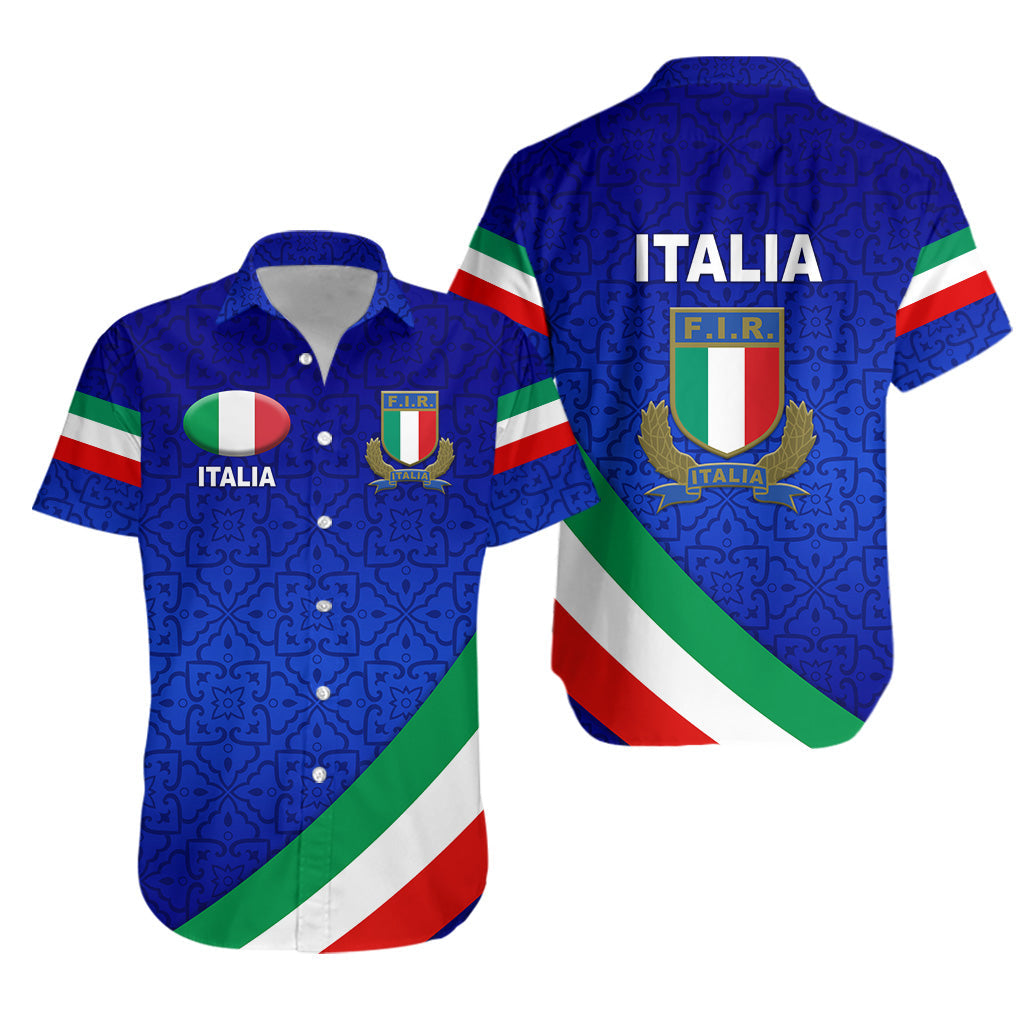 Italy Rugby Hawaiian Shirt Italia Vibes Simple Style - Vibe Hoodie Shop