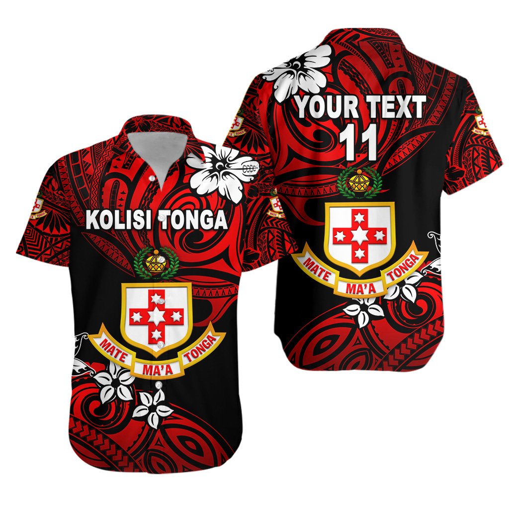 (Custom Personalised) Kolisi Tonga Hawaiian Shirt Mate Ma'a Tonga Unique Vibes, Custom Text and Number - Vibe Hoodie Shop