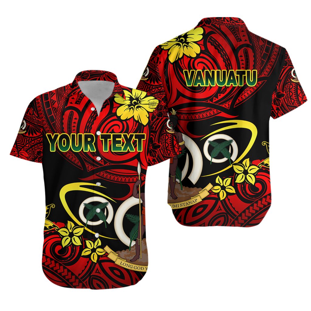 (Custom Personalised) Vanuatu Rugby Hawaiian Shirt Fashion Style - Vibe Hoodie Shop