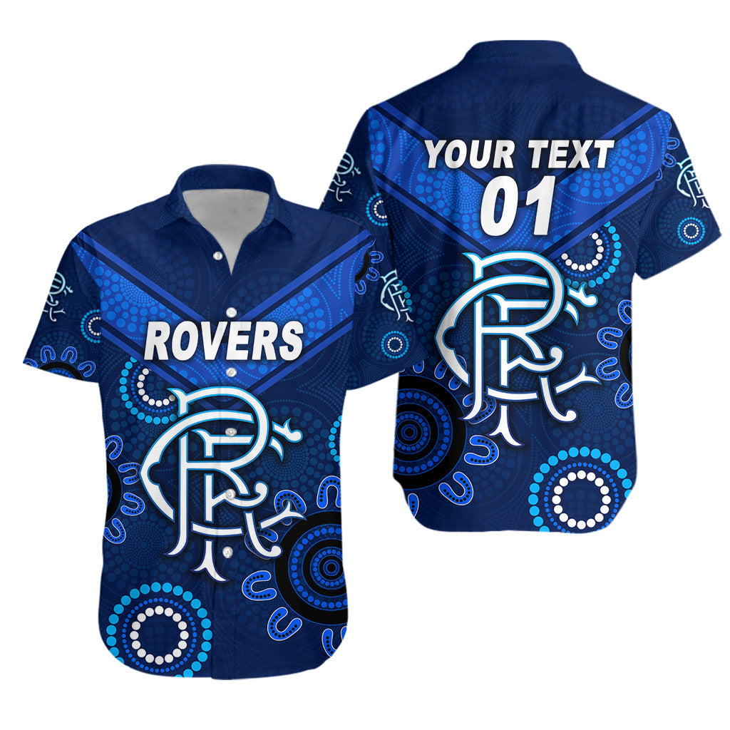 (Custom Personalised) Rovers Football Club Hawaiian Shirt Indigenous Version, Custom Text And Number - Vibe Hoodie Shop