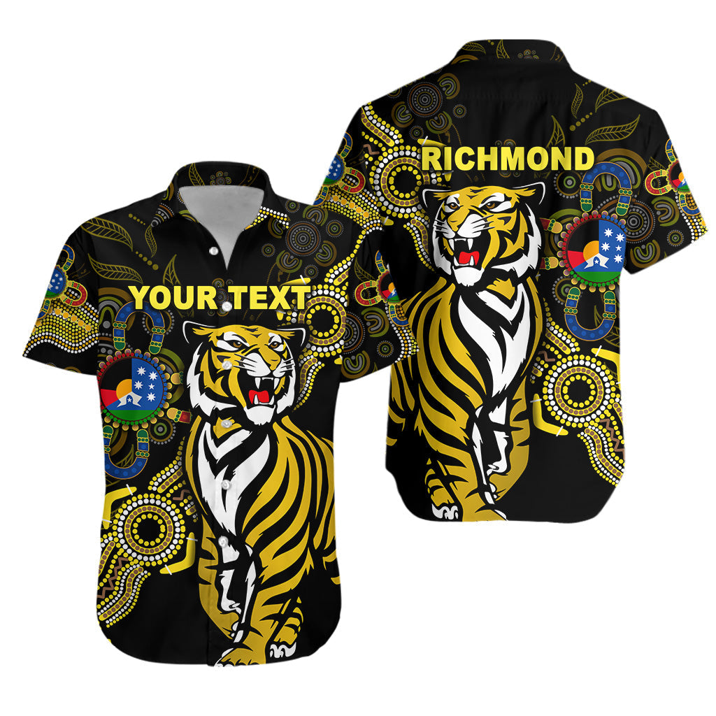 (Custom Personalised) Richmond Tigers Hawaiian Shirt NAIDOC Heal Country! Heal Our Nation - Indigenous Vibes - Vibe Hoodie Shop