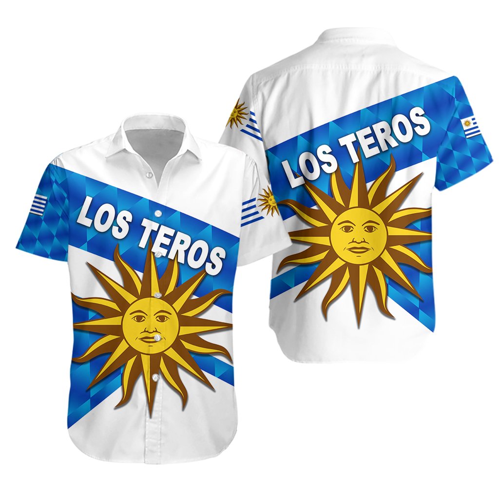 Uruguay Rugby Hawaiian Shirt Los Teros Sporty Style - Vibe Hoodie Shop